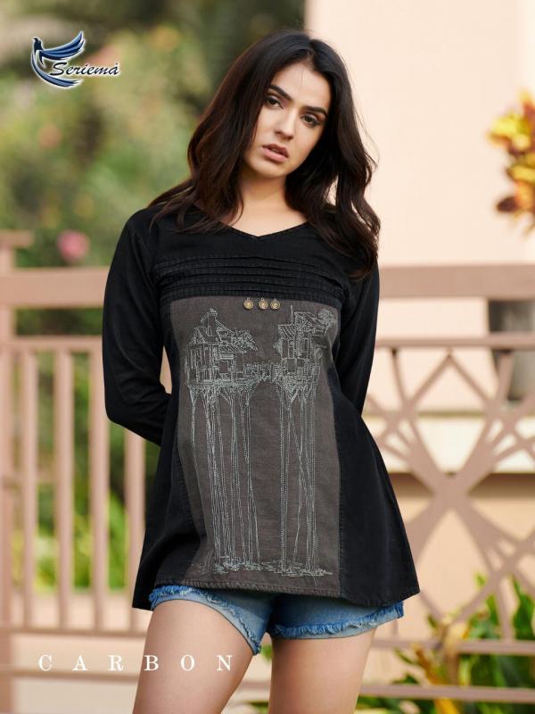 Seriema Kumb Wonder 2 Stylish Wear Denim Top Collection